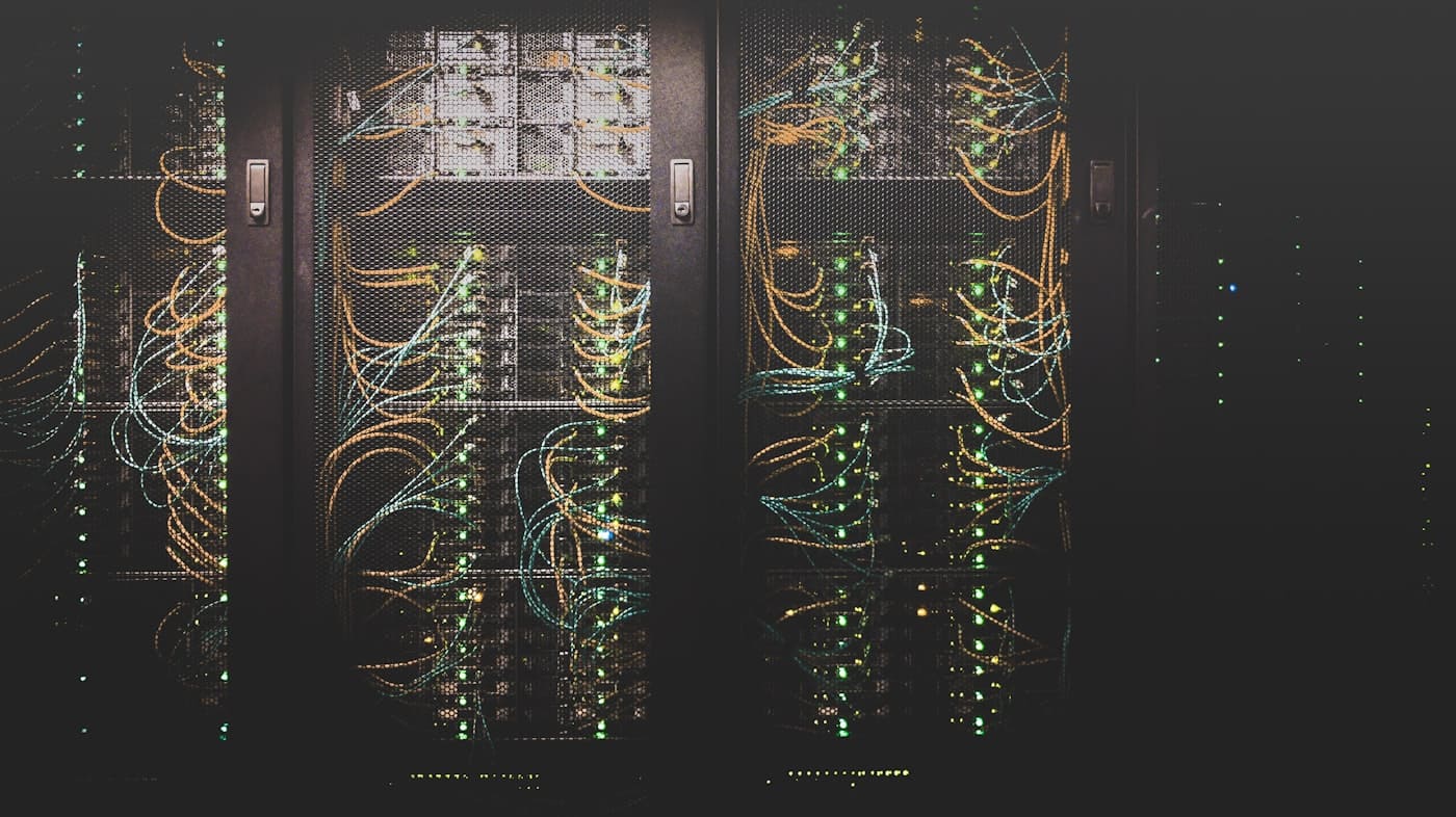 Server room representing backend infrastructure