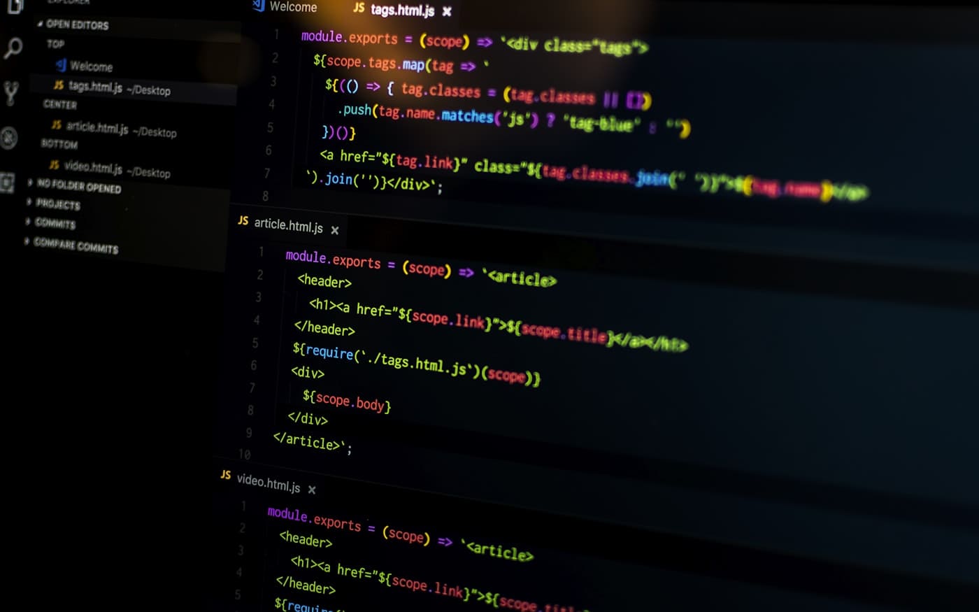 TypeScript code on a developer screen